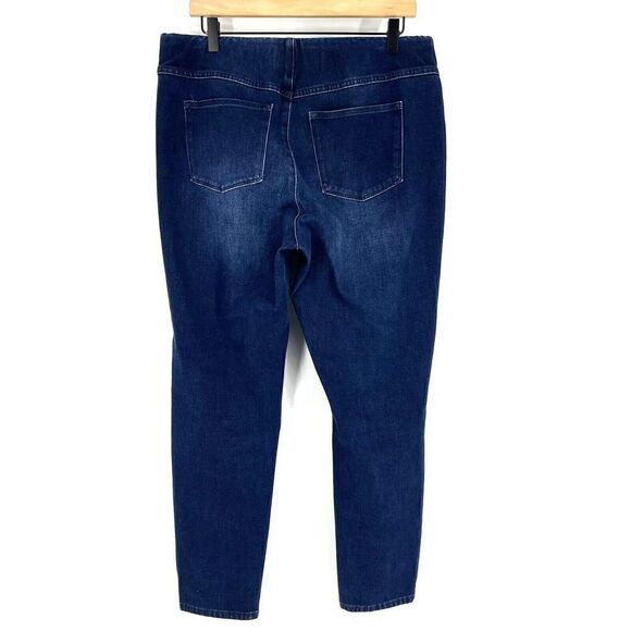 Soft Surroundings Jeans Size Large Women Blue Ultimate High Rise Skinny Pull On - Picture 4 of 7